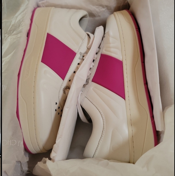Jimmy Choo V sneakers in pink - Picture 11 of 11